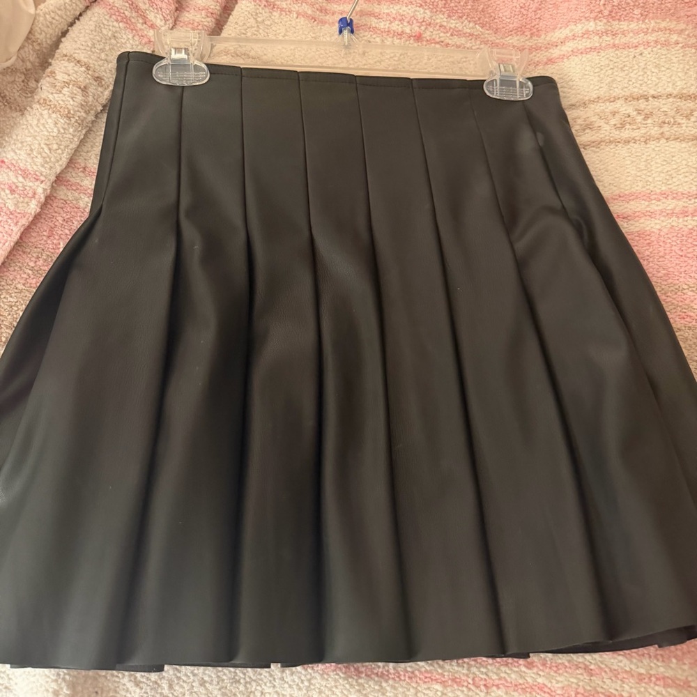ASOS Black Mini Pleated Skirt
